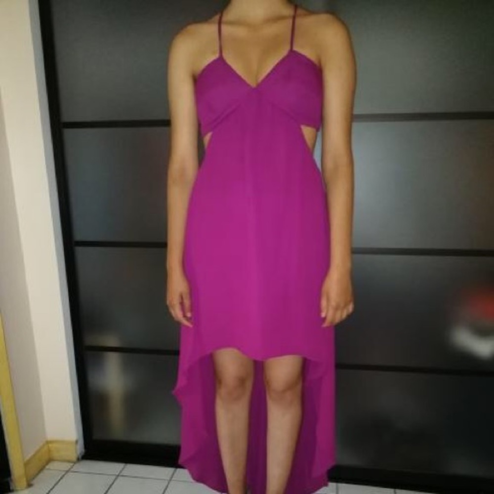 Magenta high low dress!!!